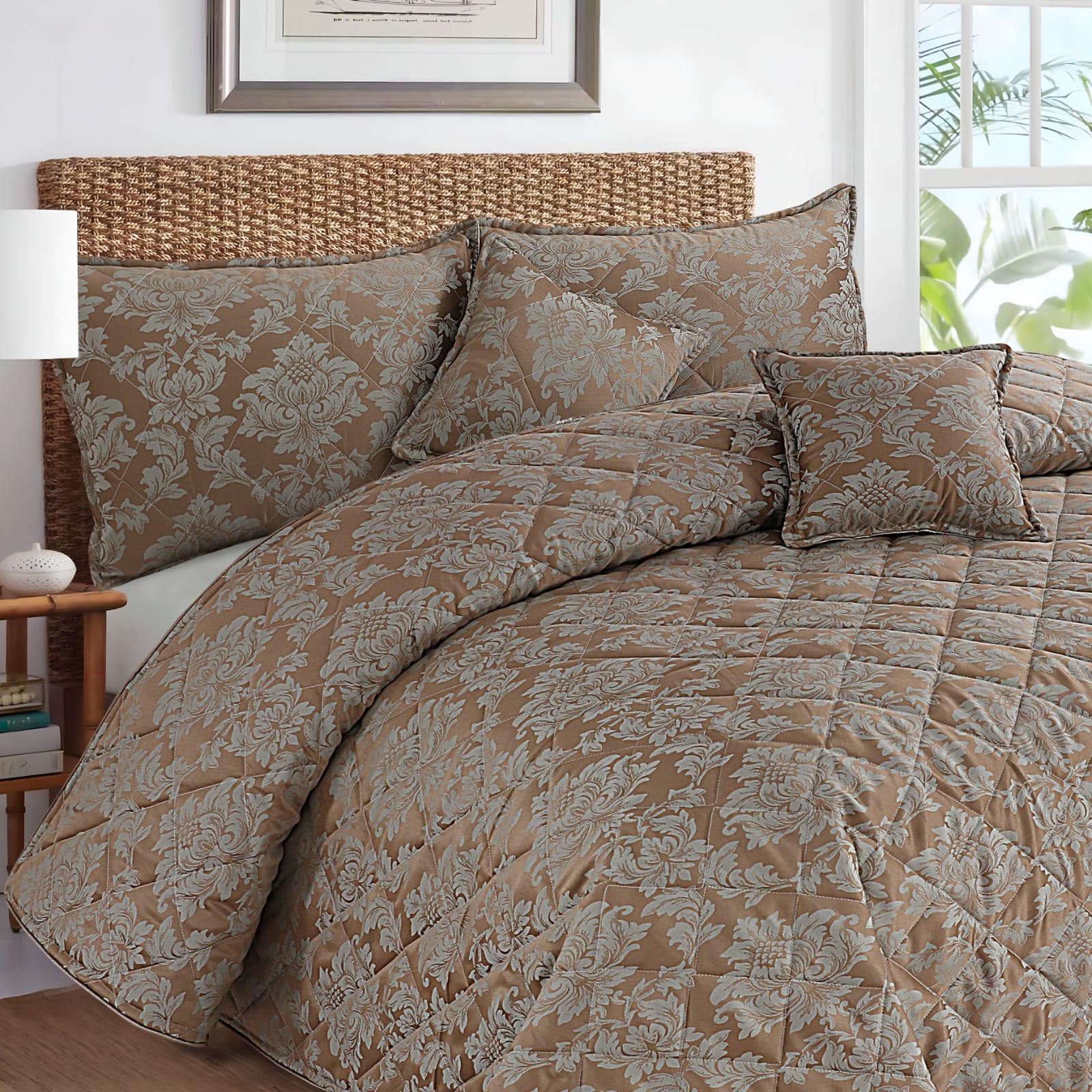 Quilted Bedspread  5 pcs