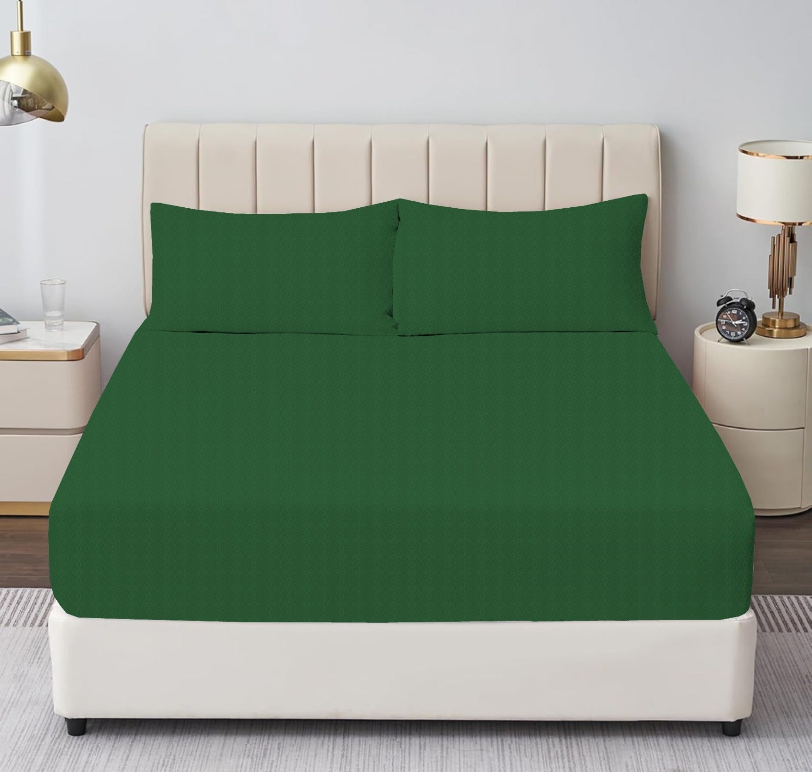 EMERALD NIGHT FITTED SHEET - (PREMIUM) .