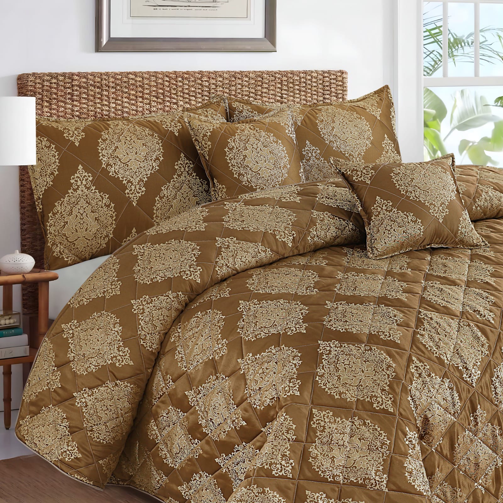 Quilted Bedspread  5 pcs