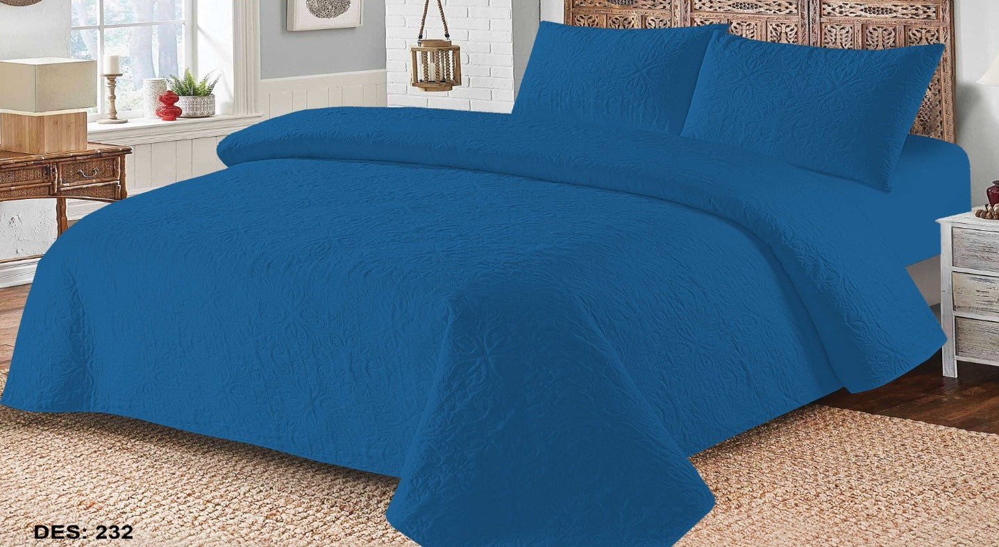 OCEANS EMBRACE BED SPREAD 3 PCS