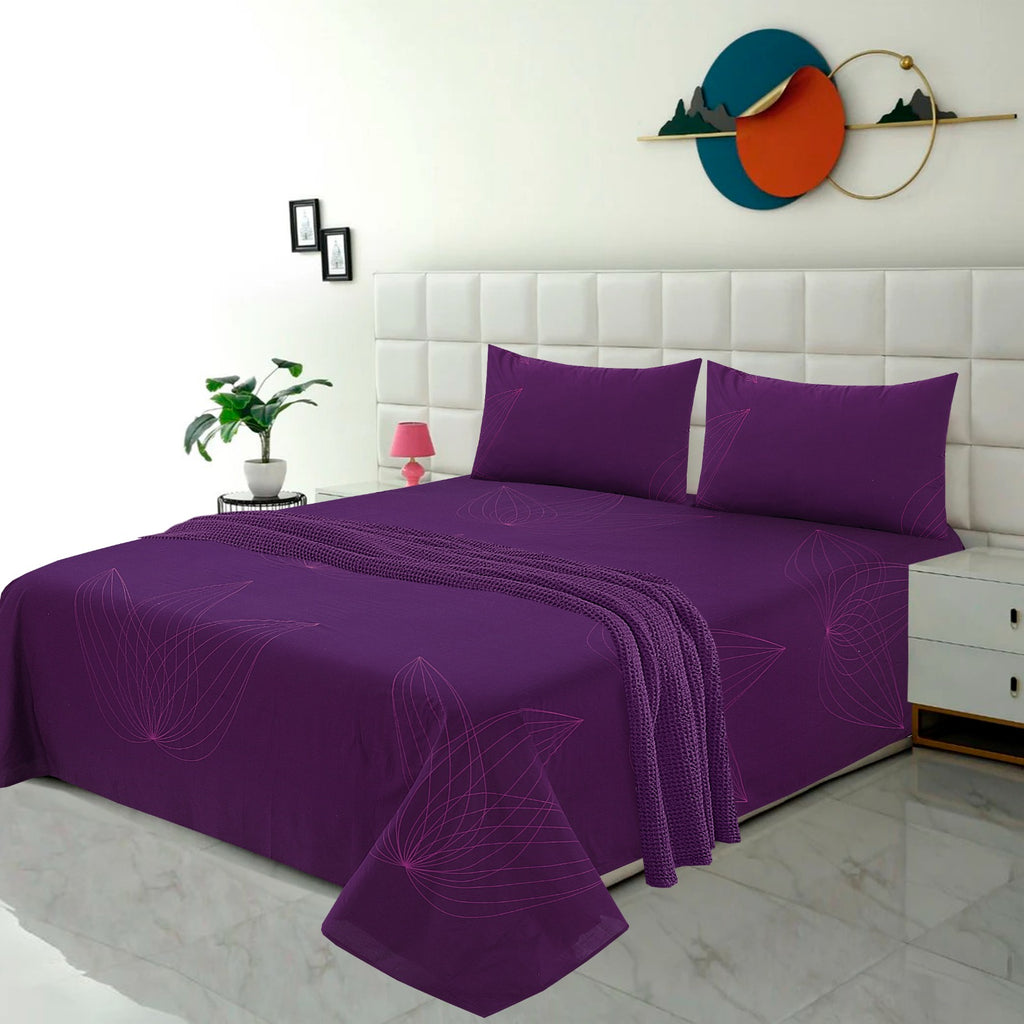 Premium Cotton bedsheet 3 Pcs