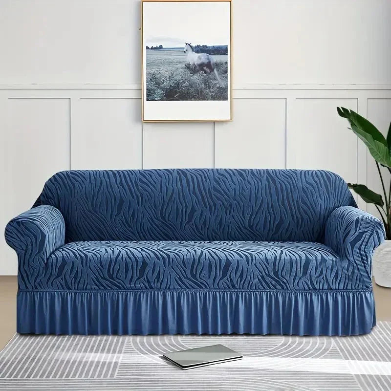 ZINC Zebra Velvet Sofa Cover